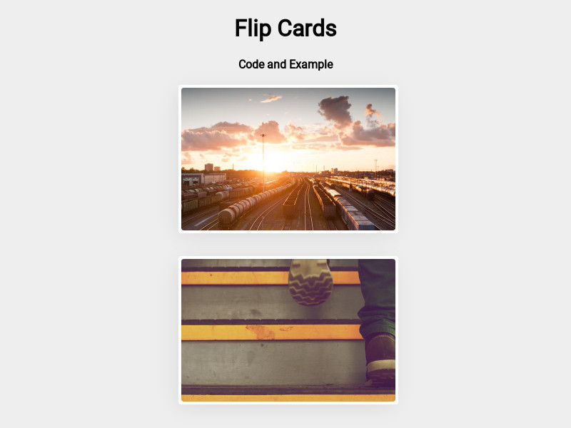 Pure CSS Flip Cards image